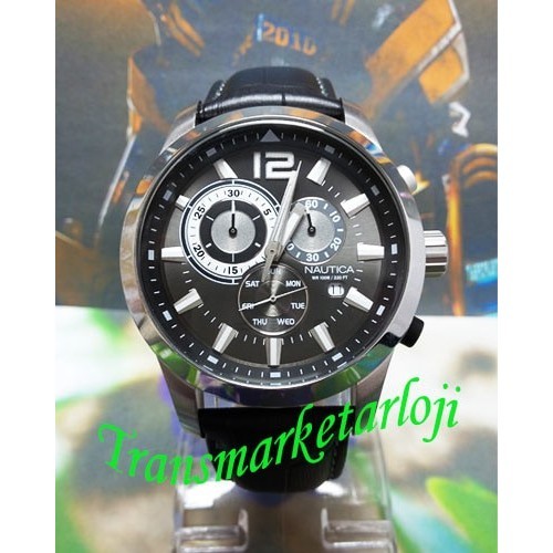 ✅Sale Jam Tangan Pria Nautica A15546G Silver Hitam Original Garansi Resmi Terbatas