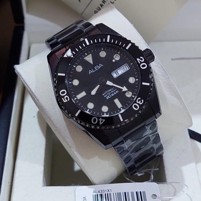 ✅Ready Jam Tangan Alba Automatic Pria Al4331 Al4331X1 Original Berkualitas