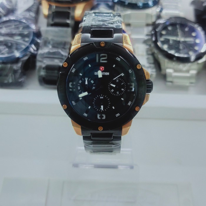 ✅Termurah Jam Tangan Wanita Expedition Original E6698 Black Rosegold Terbatas