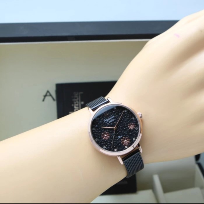 ✅Termurah Alexandre Christie Ac 2957 Rosegold Black Ac2957 Wanita Original Diskon
