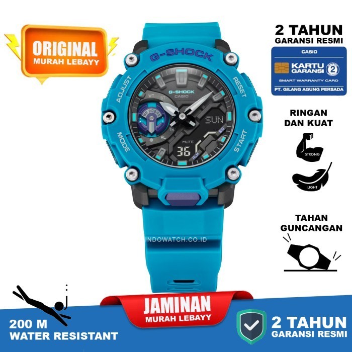 ✅Ready Casio G-Shock Carbon Core Ga-2200-2A  Garansi Resmi Pt Gap Terbaru