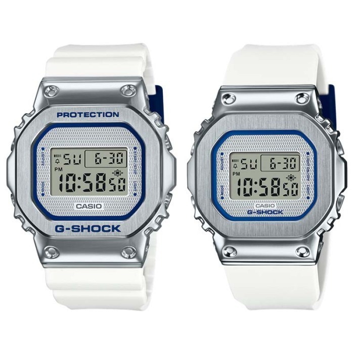 ✅Ori Jam Tangan Couple Original Casio Gm 5600Lc 7Adr With Gm S5600Lc 7Dr Berkualitas