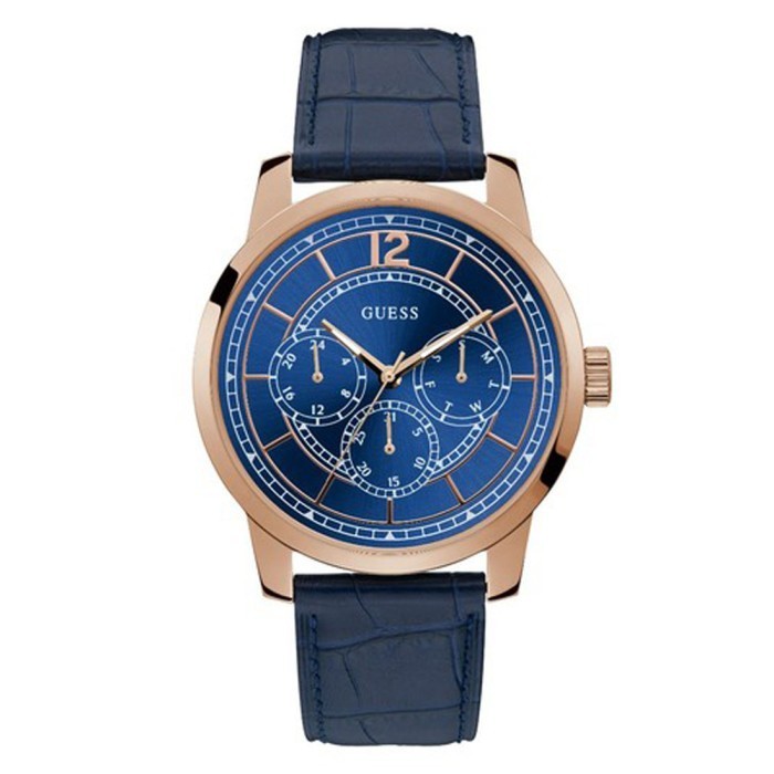 ✅Ori Guess W1306G1 - Jam Tangan Pria - Original - Biru Diskon
