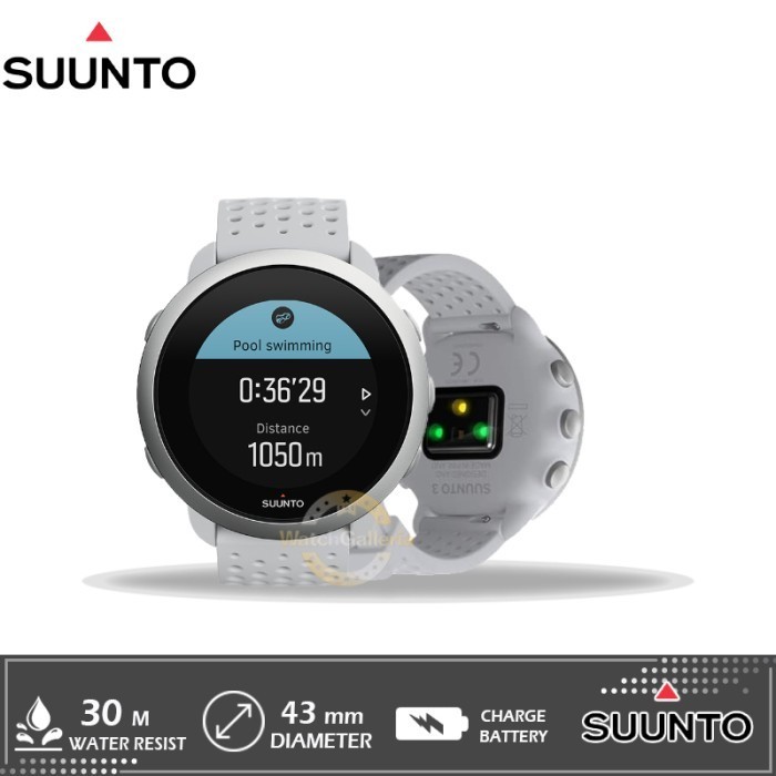 ✨Baru Jam Tangan Suunto 3 Pebble White Original Murah Diskon