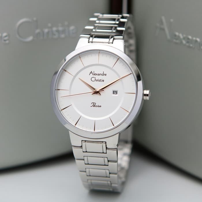 ✨Baru Alexandre Christie Ac 2837 Silver. Garansi Resmi 1Tahun Limited