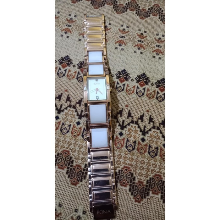✨Baru Bonia Bn799 Jam Tangan Rose Gold Ceramic Wanita Original Terbaru