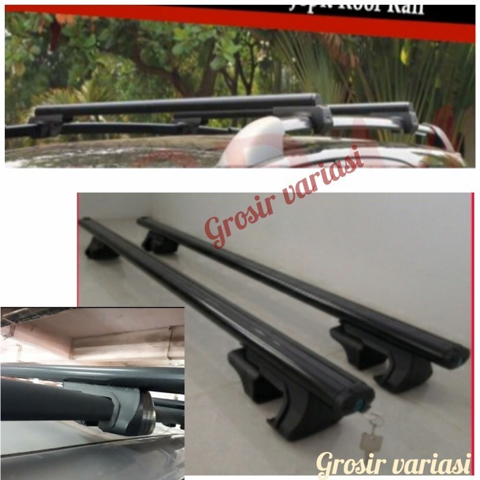 ✨New Ori Cross Bar Jepit Roof Rail /Kaki Roof Rack Mobil Karimun Wagon R Terbaru