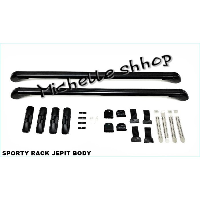 ✨New Ori Kaki Rak Bagasi/Sporty Rack Jepit Body Mobil All New Agya Ayla Berkualitas