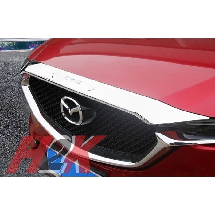 ✨New Ori Aksesoris Mazda Cx5 - Hood Protector Chrome Mazda Cx-5 2017 Berkualitas