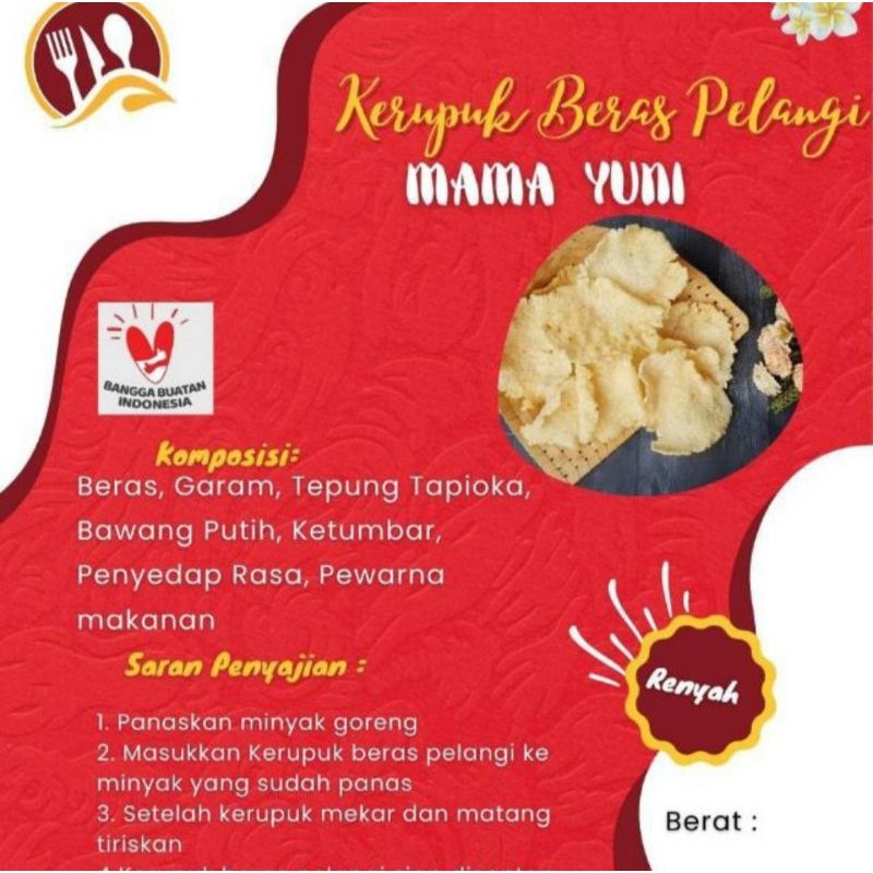 

krupuk beras renyah