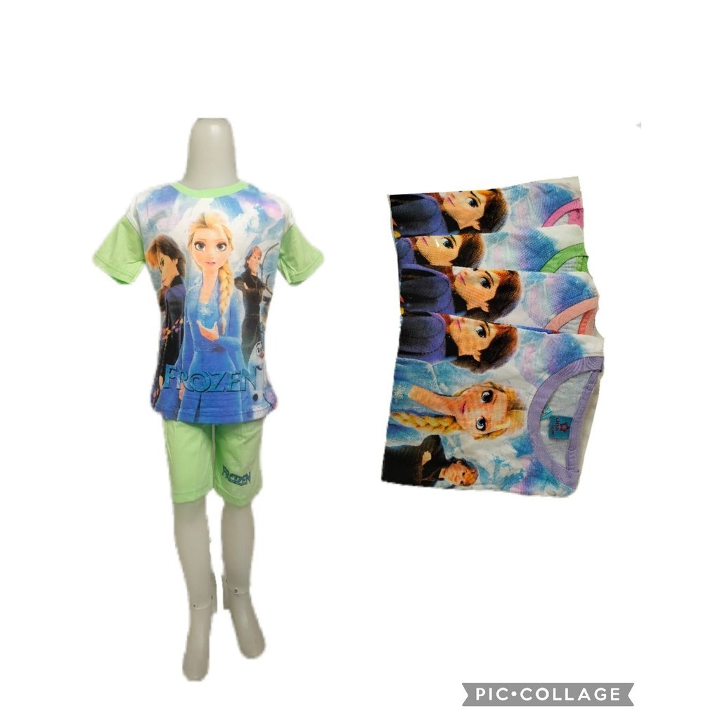 Stelan anak cewek 3/4 tik tok / Piyama Anak Pendek/stelan Anak /stelan anak perempuan/BAJU ANAK CEWE