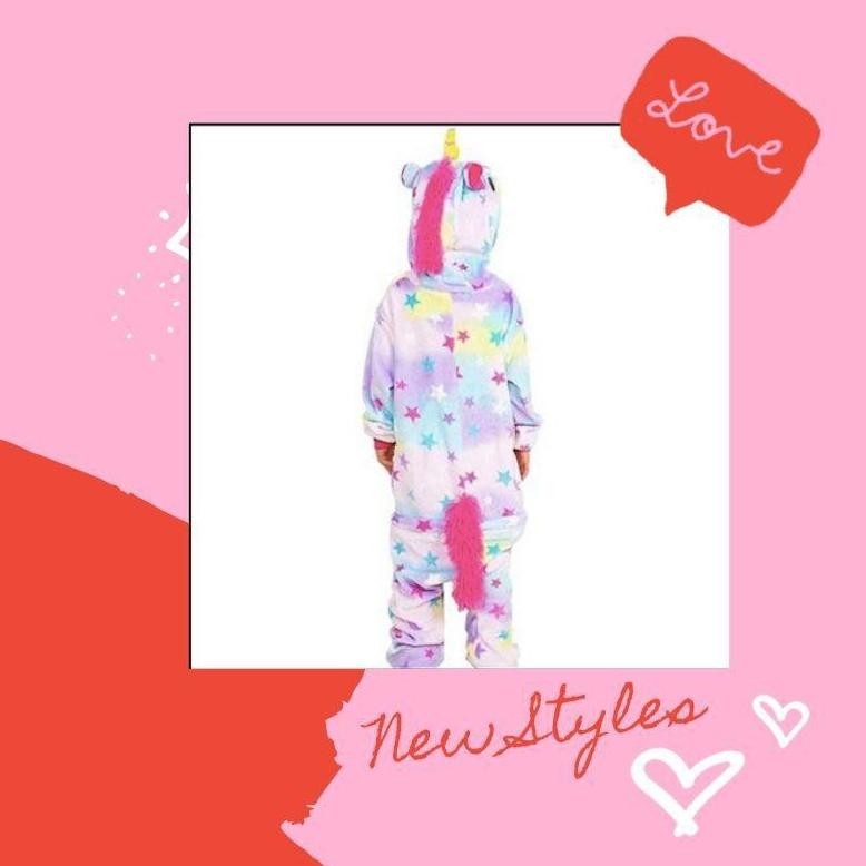 SDF Kostum anak baju boneka unicorn kostum cosplay piama piyama pajamas one sie unicorn kostum onesi