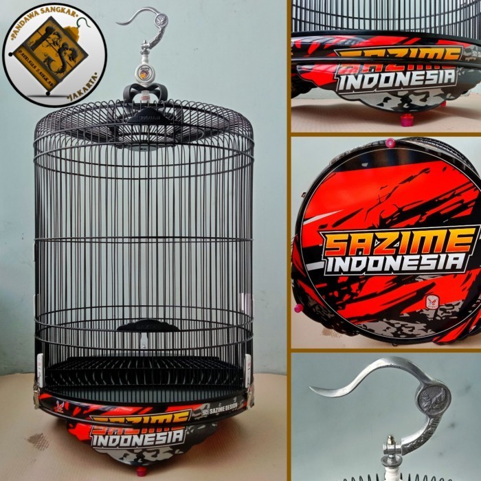 Promo Sangkar/Kandang Murai Sazime Pvc Decal Racing