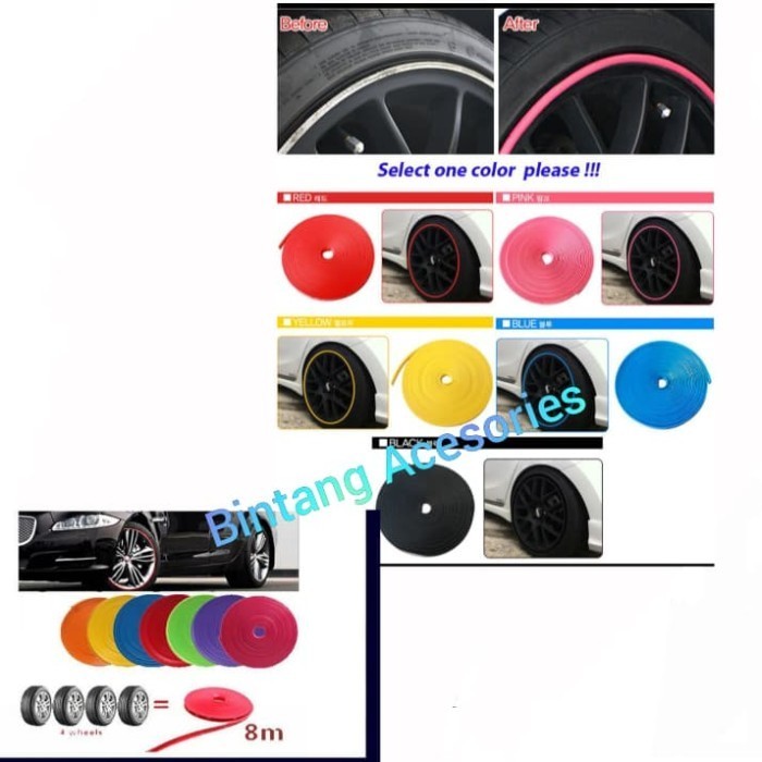 LIS VELG MOBIL ALL NEW AVANZA XENIA PELINDUNG VELG MOBIL UNIVERSAL