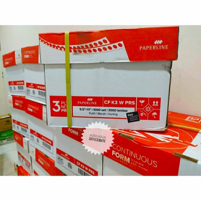 

[Baru] Continuous Form K3 Paperline 9.5 X 11 - 3 Ply Full Diskon