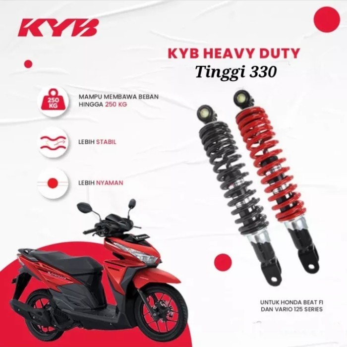 SHOCKBREAKER SHCOK KYB KAYABA HEAVY DUTY BEBAN BERAT 330MM