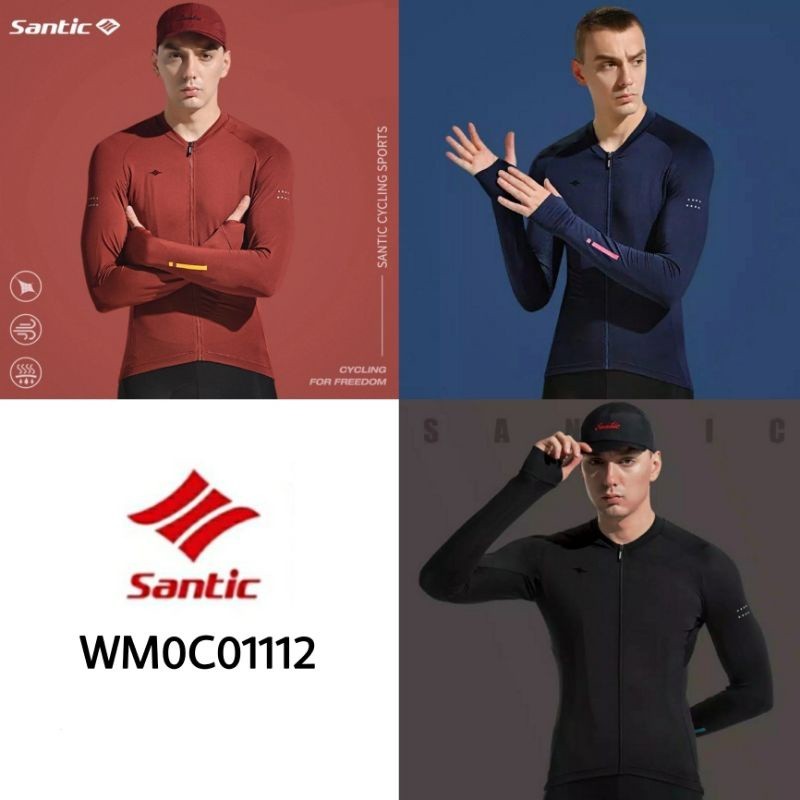 Baju Jersey Sepeda Santic Lengan Panjang Wm0C01112