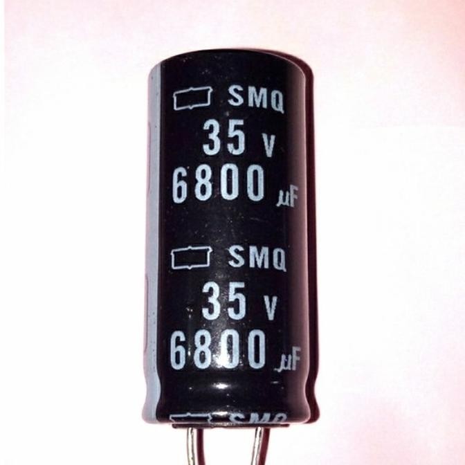 Elco 6800uf 35v 6800 mikro 35 volt SMQ Rubycon 105 Capasitor Kapasitor dre3 Ayo Beli