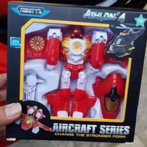 MAINAN W TOBOT PESAWAT ROBOT MACH JET MINI ajiminfujiatiberkah