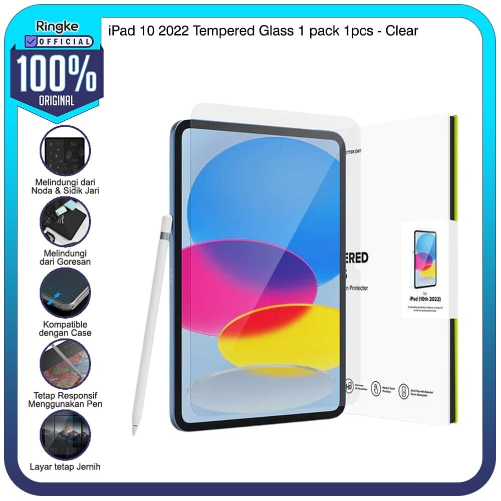 Ringke iPad 10 2022 Tempered Glass 1 pack Screen Protector Anti Gores