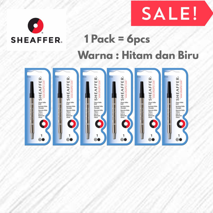 

[Baru] Sheaffer® Classic Rollerball Refill - Black/Blue Medium Limited