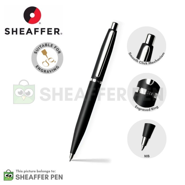 

[Baru] Sheaffer® Vfm Matte Black Ballpoint Pen Terbatas