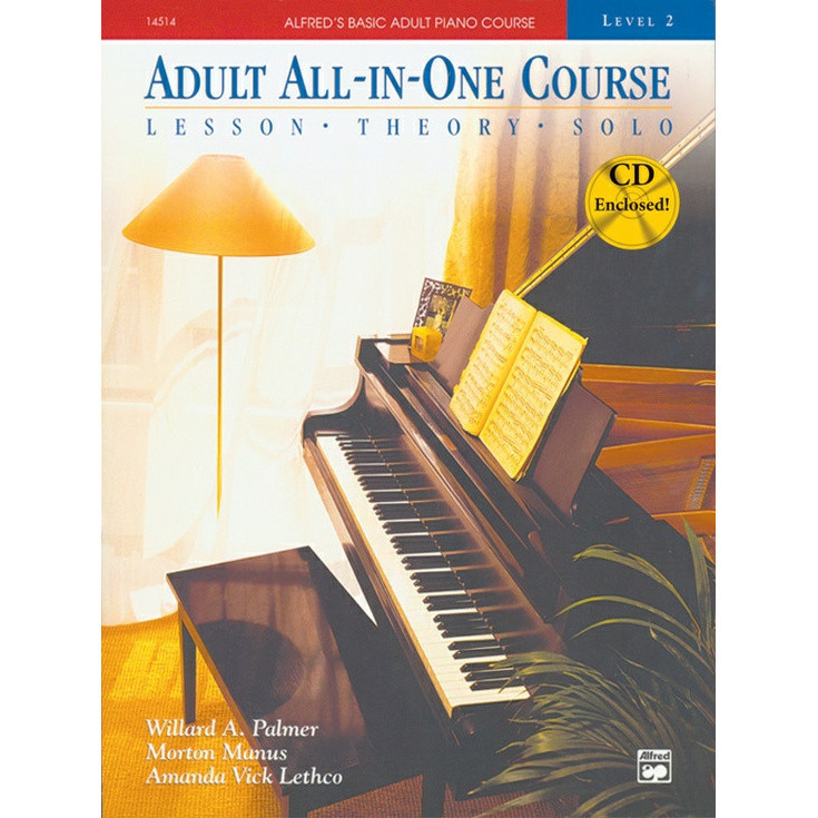 

[Baru] Alfred'S Basic Adult All In One Course Book 2 Buku Piano Terbatas