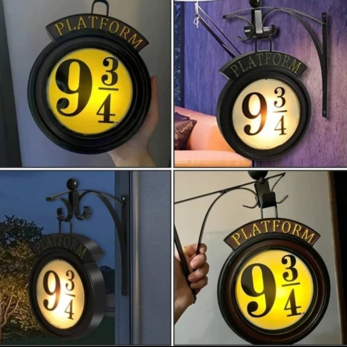 

[Baru] Hiasan Lampu Dinding Hogwarts Hogwarts Platform Led Sign Decoration Diskon