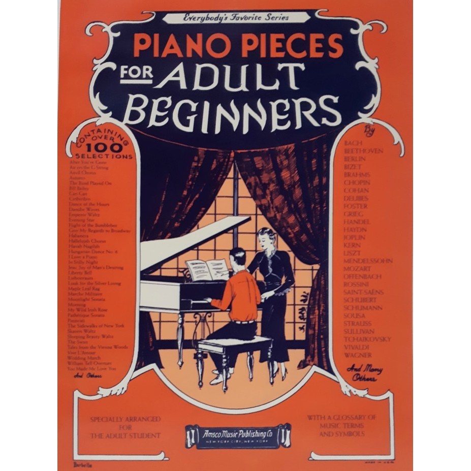 

[Baru] Lagu Clasics Anak- Piano Pieces For Adult Beginners Limited
