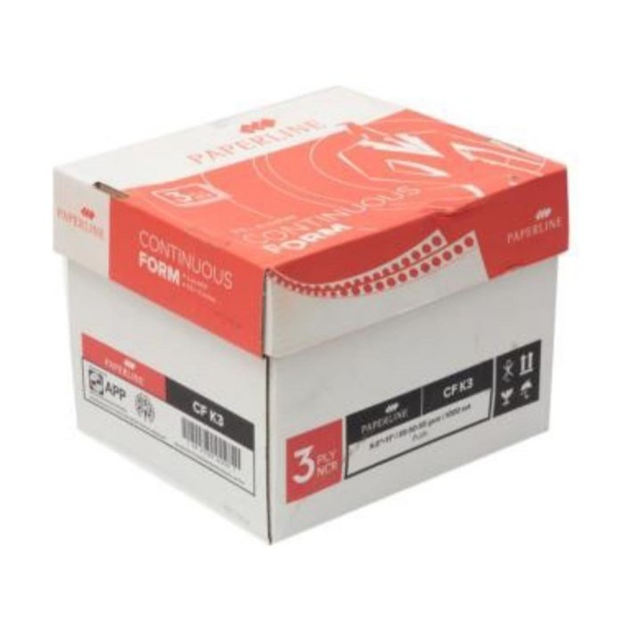 

[Baru] Continuos Form 95 X 11. 3Ply Sidu/Paperline Ncr Pmk Limited