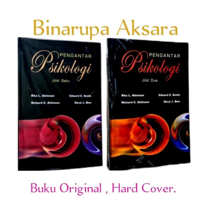 [COD] #Original. Pengantar Psikologi Jilid 1  2 - Rita L Atkinson Berkualitas