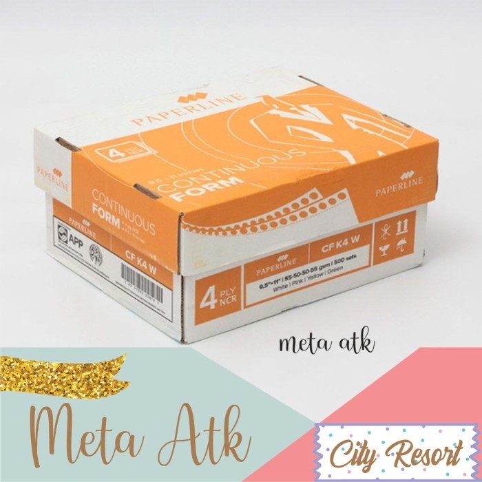 

[Baru] Kertas Continuous Form 4 Ply K4 Diskon