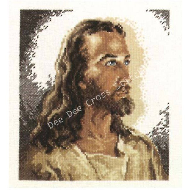 [COD] Paket Kristik Original / Asli Janlynn - 1149-00 Portrait Of Christ Berkualitas