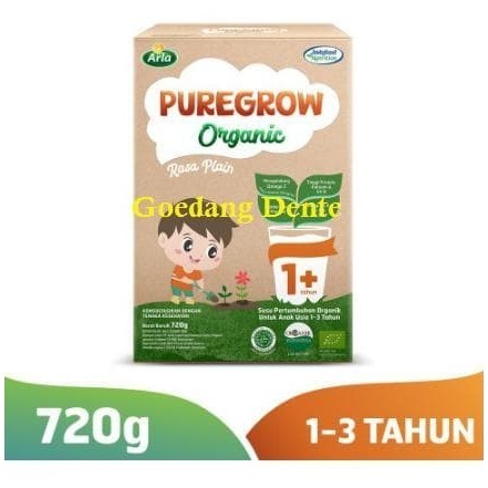 [COD] Puregrow Organic - Susu Formula Organik 1-3 Tahun 720Gr Boy Berkualitas