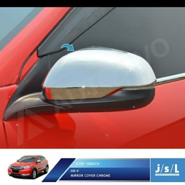[Original] Honda Hrv Cover Spion Krom / Mirror Cover Chrome / Aksesoris Mobil Diskon