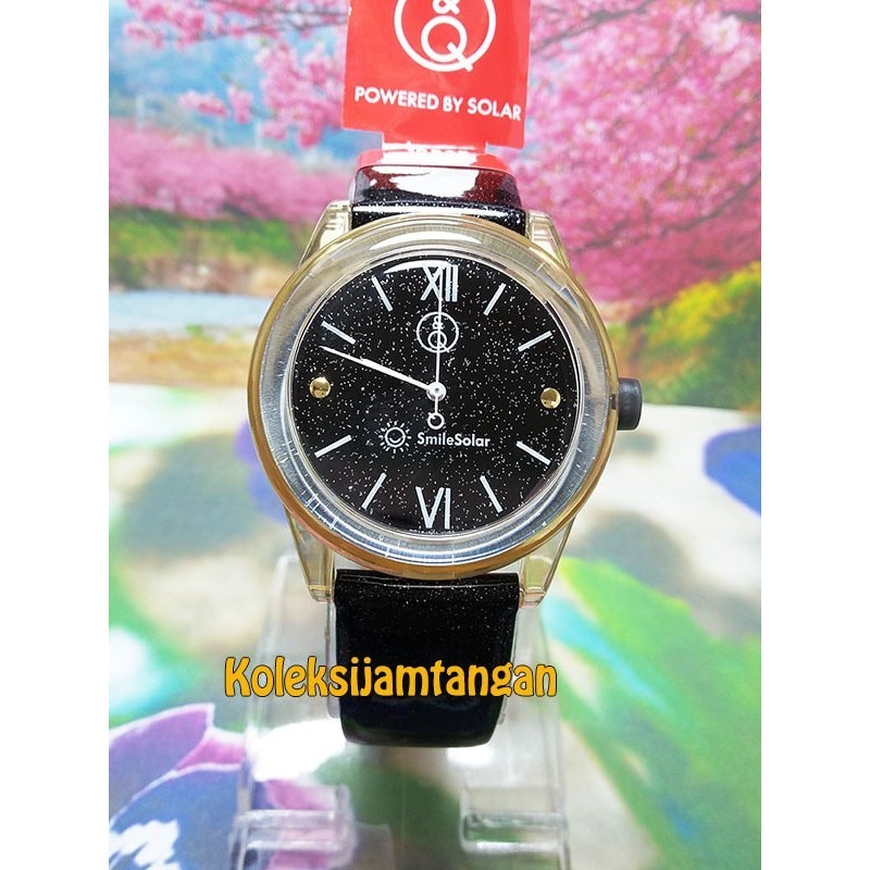 [COD] Jam Tangan Qq QQ Rp18J001Y Hitam Gold Original Murah Berkualitas