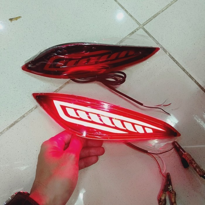 ✅New Lampu Led Reflektor Bemper Belakang All New Rush 2018 Terbaru
