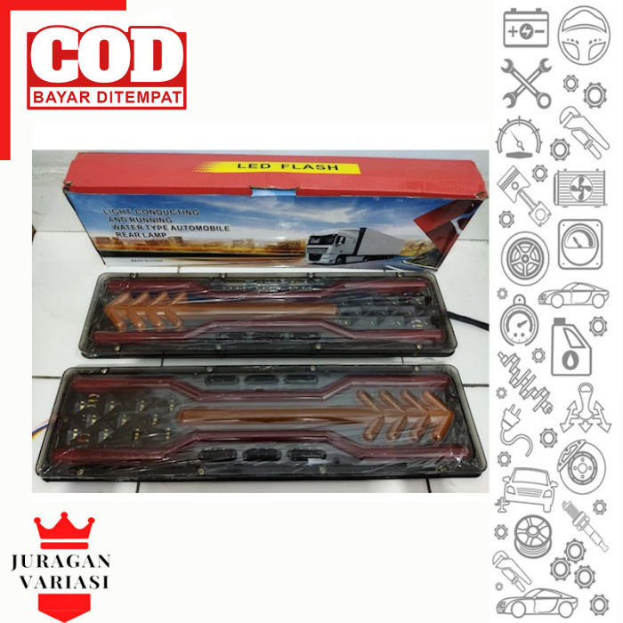 ✅New Stop Lamp Truk Kipas 12/24 Volt 46 Cm Lampu Variasi Rem Mobil Truk Limited