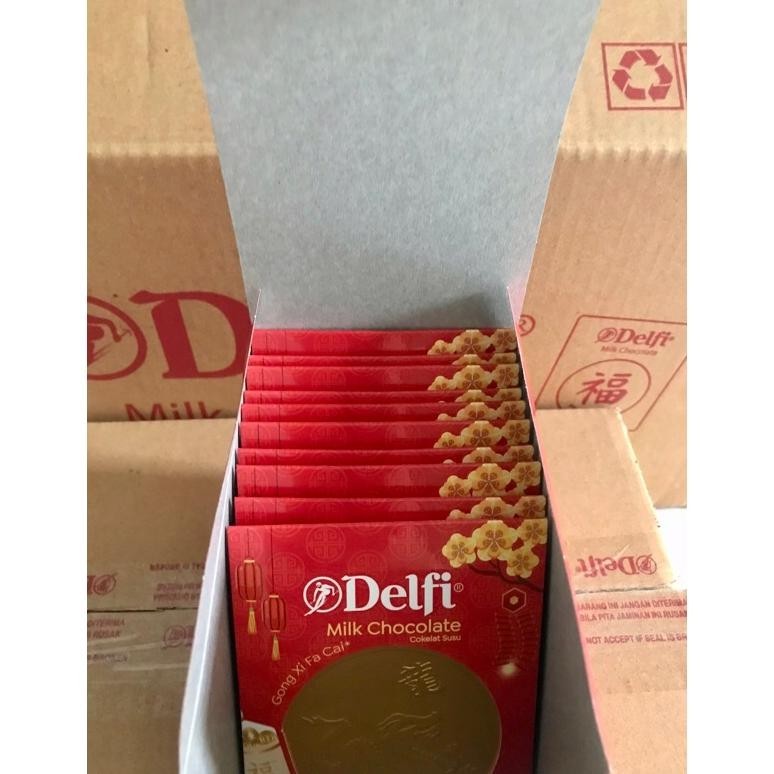 

TRE Delfi Cokelat Gold Coin Naga Imlek 25gr harga per box isi 10 pcs TERLARIS