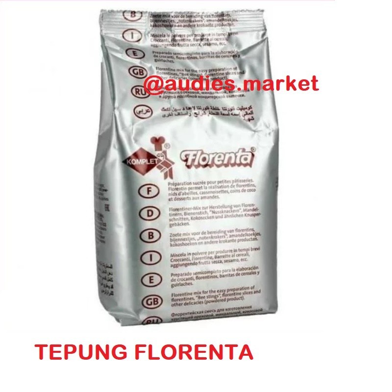 

Tepung Florenta / Bahan Florentine Cookies Satuan Ecer Pilih