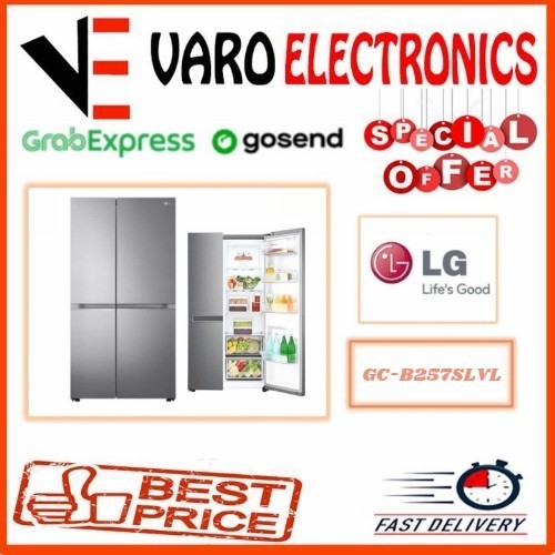 [Baru] Lg Gc-B257Slvl Kulkas Side By Side Gcb257Slvl Gc-B257 Gcb257 257Slvl Terbaru