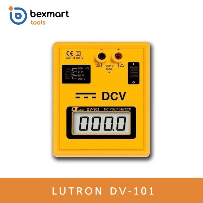 [Baru] Lutron Dv-101 Dc Volt Meter/Dv101/Dv 101 Terbaru