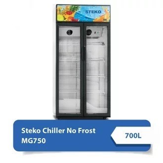 [Baru] Steko Mg 750 Showcase 2 Pintu 700 Liter . Baru  Bergaransi Berkualitas