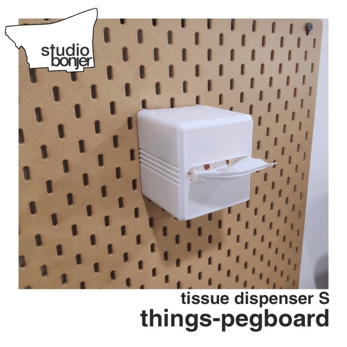 KOTAK TISSUE PEGBOARD - AKSESORIS PAPAN BERLUBANG