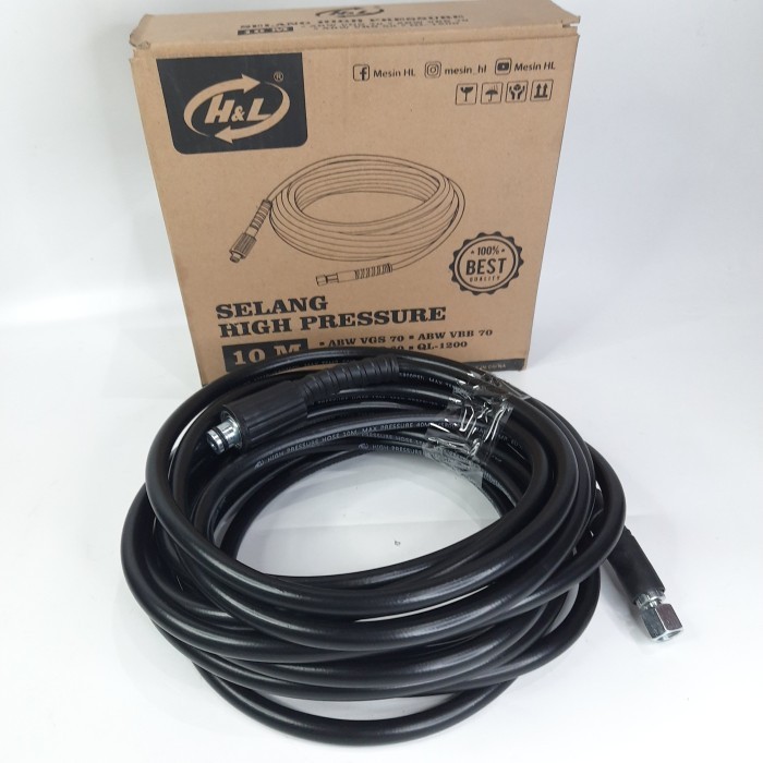 Selang High Pressure Jet Cleaner 10 Meter H&L QL-1200