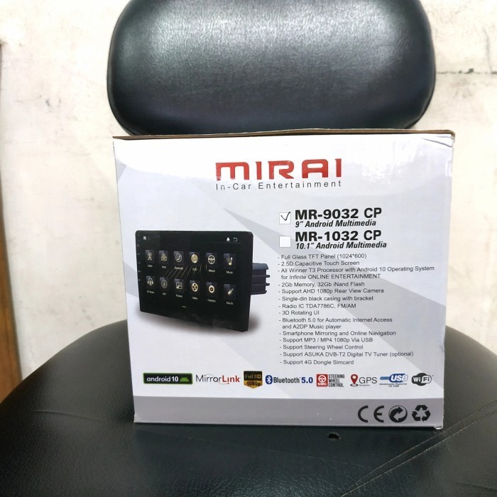 ✨Ori Head Unit Mirai Mr-1032Cp - Tv Android Mirai Mr1032Cp - Mirai 10 Inch Terbatas