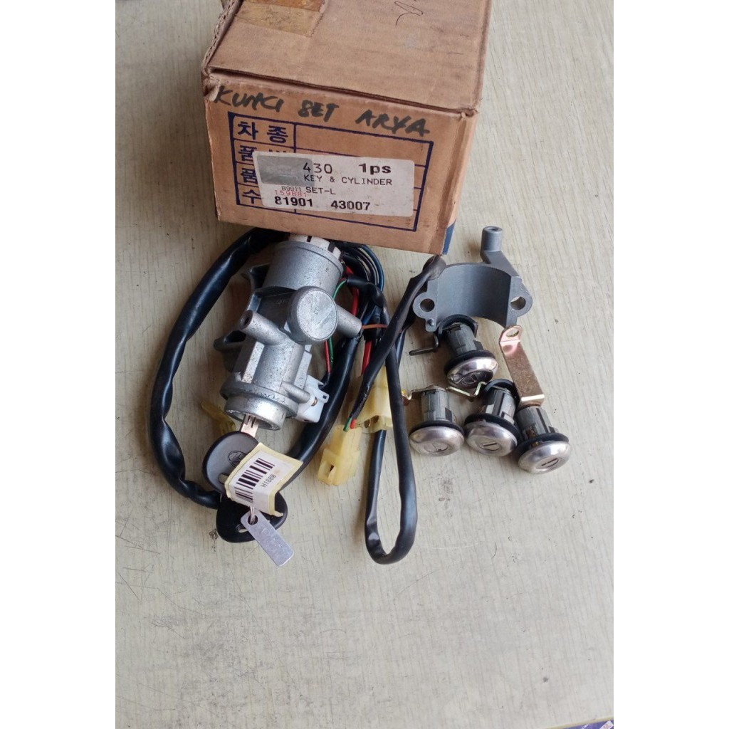 [Baru] Kunci Kontak Komplit Hyundai Arya Key Set Assy Hyundai Arya Terbaru