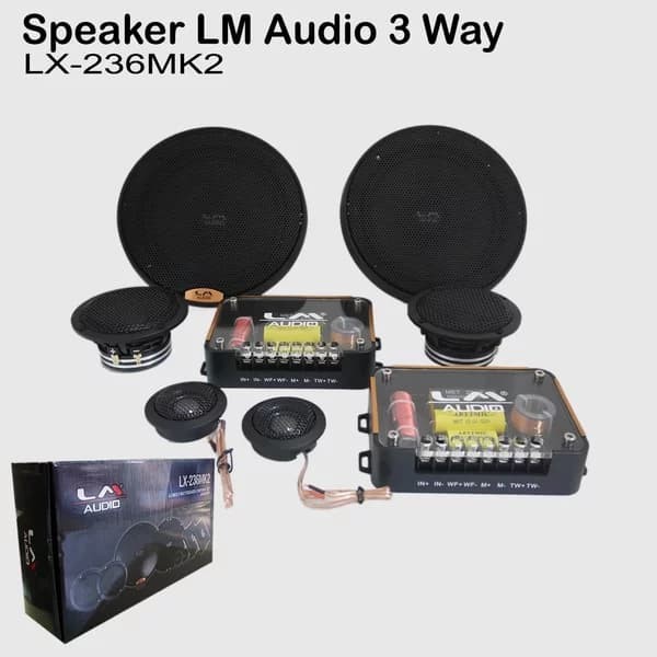 [Baru] Speaker 3 Way - 3 Way Lm Audio Lx-236 Mk2 . New - Sca Audio Diskon