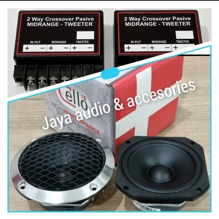 [Baru] Speaker Midrange Cello Tc Series Include Crossover Pasif 2Way Berkualitas