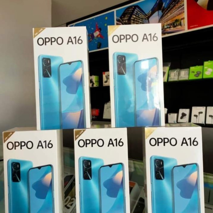[Baru] Oppo A16 Ram 3/32 Garansi Resmi Oppo Terbaru